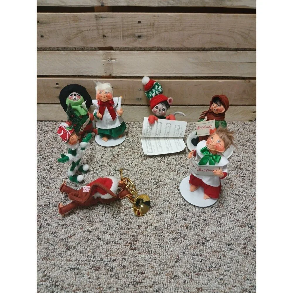 Lot Of 7 Vintage Annalee Christmas‎ Figures